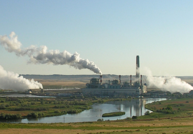 Dave Johnson coal-fired power plant, central Wyoming