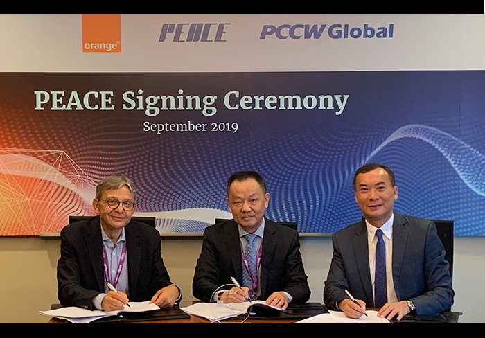 Orange, PCCW Global &amp; PEACE Cable partner for a new submarine cable