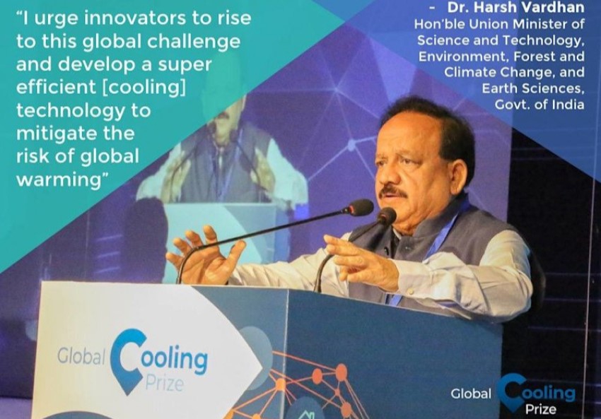 Dr Harsh Vardhan Global Cooling Prize