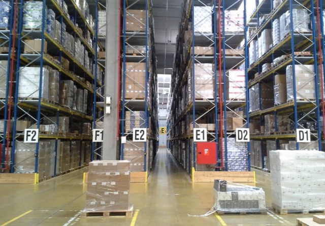Factory warehouse storage