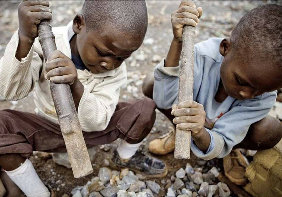 DRC child labour in mines