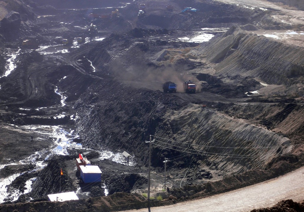 A coal mine near Hailar. Inner Mongolia