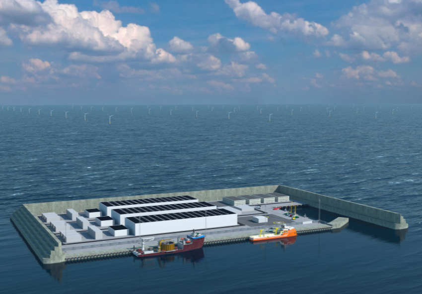 Denmark North Sea energy island hub