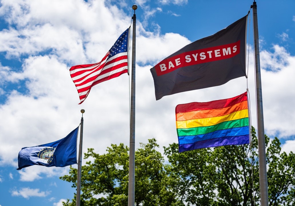 BAE Systems Pride sponsorship. Credit: BAE Systems Electronic Systems / Facebook
