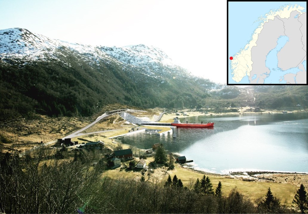 Stad tunnel entrance, Moldefjord. Source: Kystverket