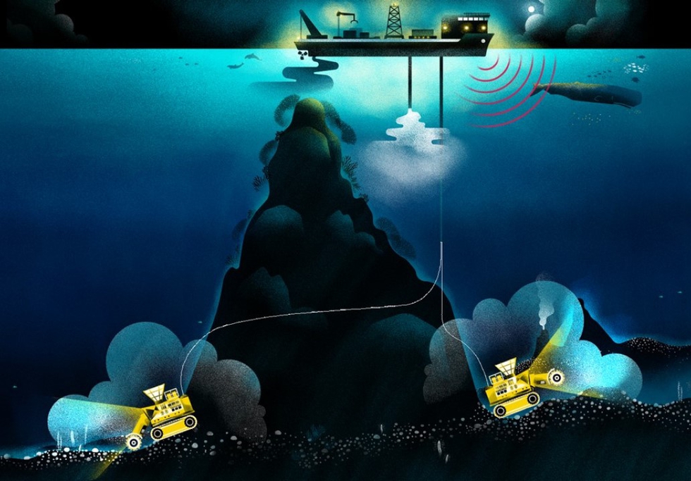 Deep seabed mining. Source: WWF