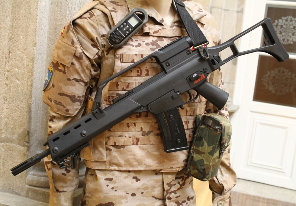 Heckler &amp; Koch G36 assault rifle. Source: