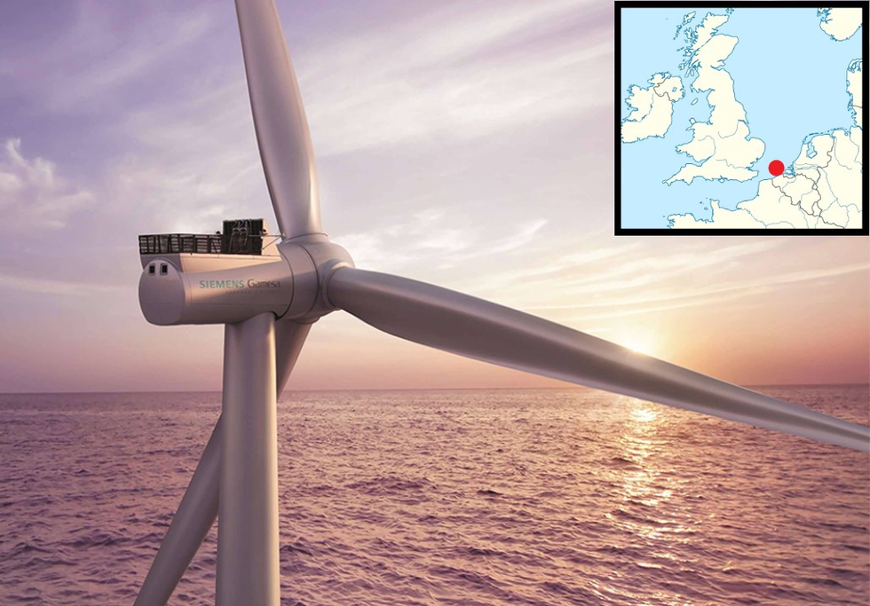 SeaMade Wind Farm, Belgium. Source: Siemens Gamesa