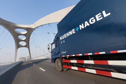 Kuehne + Nagel truck, China