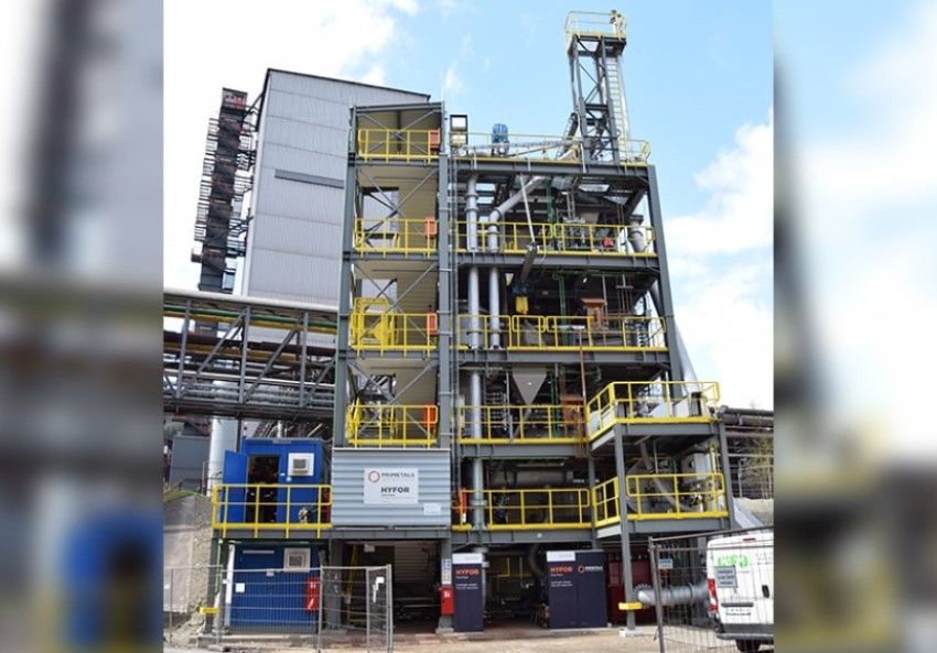 The HYFOR direct reduction pilot plant for iron ore at the voestalpine site in Donawitz, Austria. Photo: Primetals