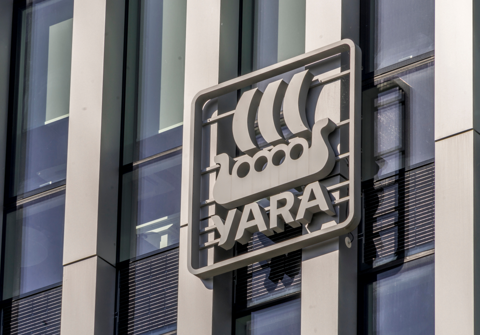 Yara logo. Credit: Veja / Shutterstock