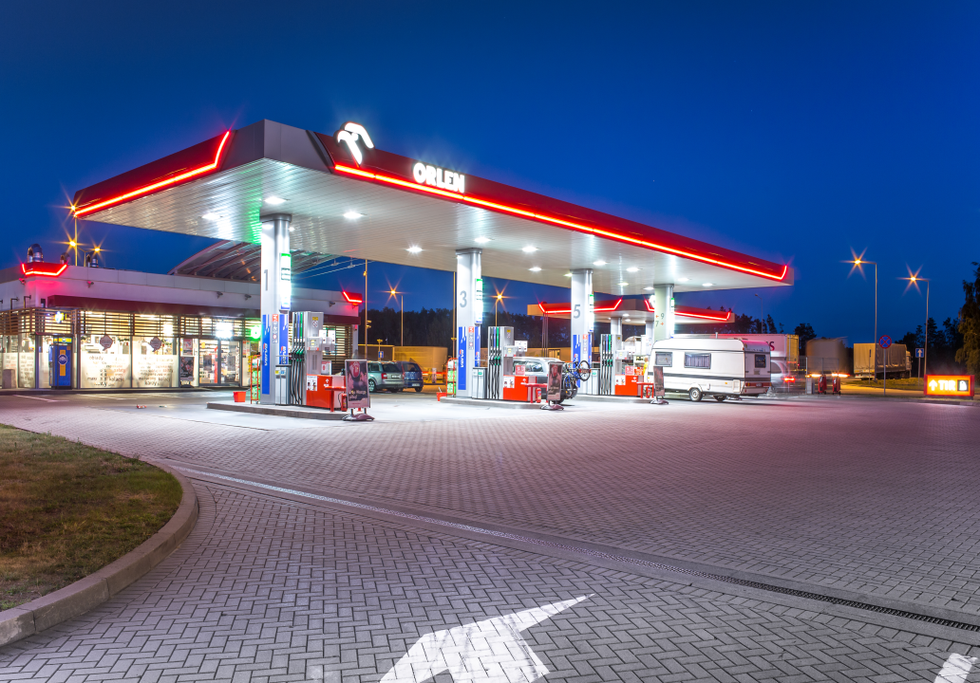 Orlen petrol station. Credit: Orlen