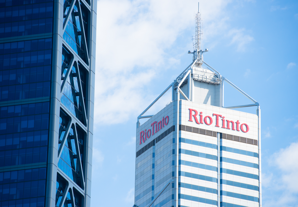 Rio Tinto logo. Credit: Rob Bayer / Shutterstock