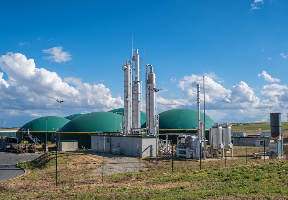 Biogas plant. Credit: Ralf Geithe / Shutterstock