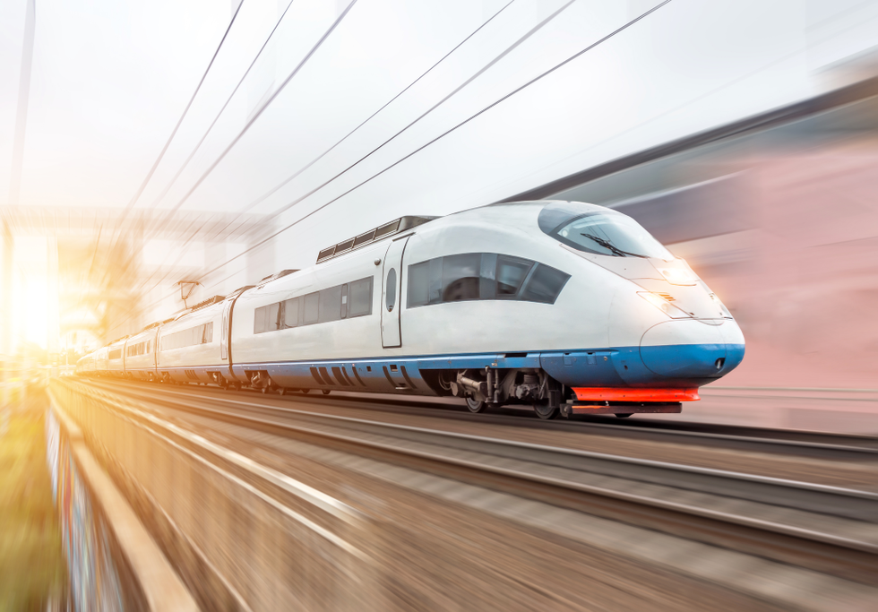 High-speed rail. Credit: aapsky / Shutterstock