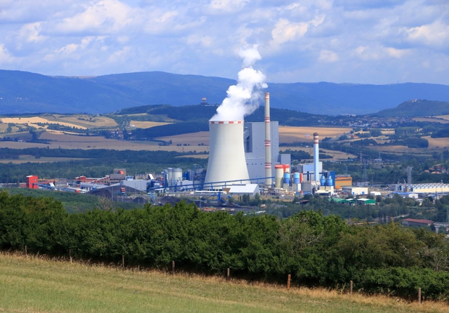 Coal Fired Power Plant in Ledvice in Czech Republic. Credit: Dynamoland / Shutterstock.