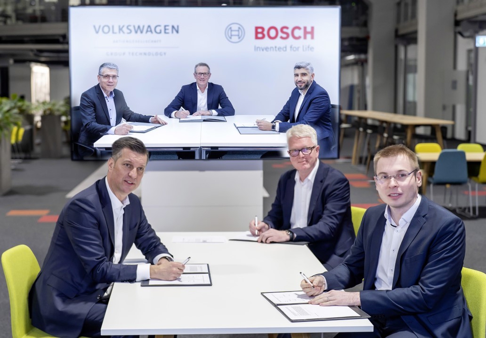 Volkswagen and Bosch want to industrialize manufacturing processes for battery cells. Credit: Volkswagen