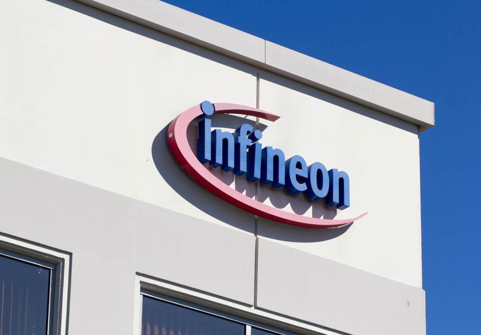 Infineon logo. Credit: Tada Images / Shutterstock
