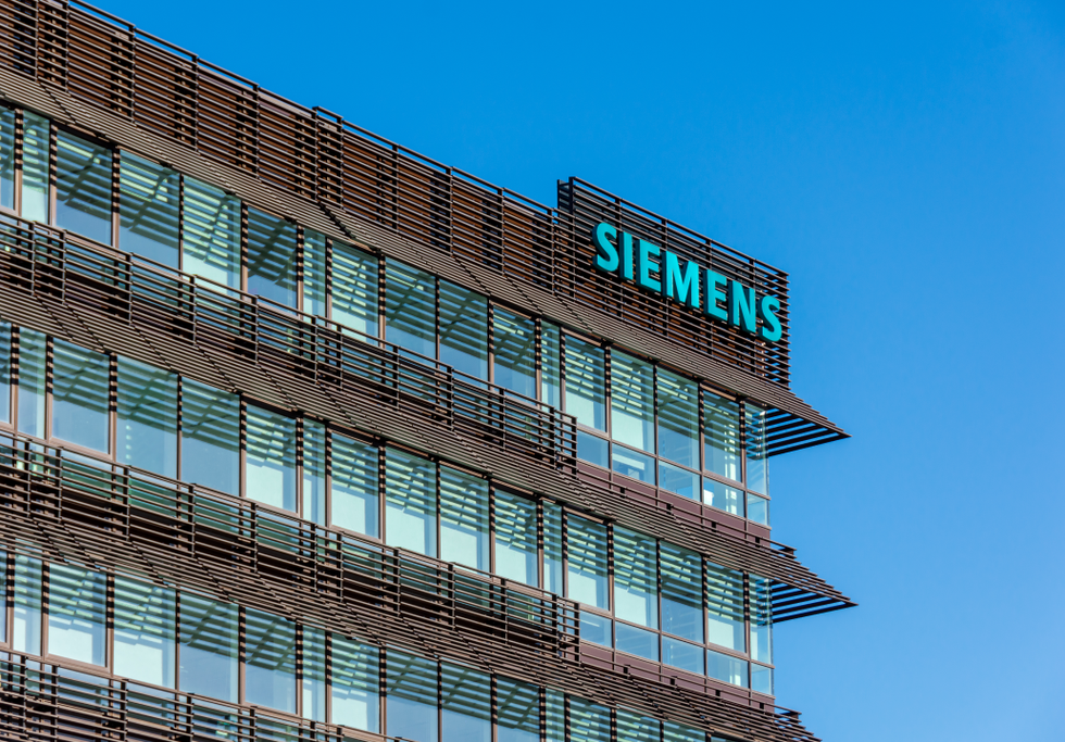 Siemens logo. Credit: HJBC / Shutterstock