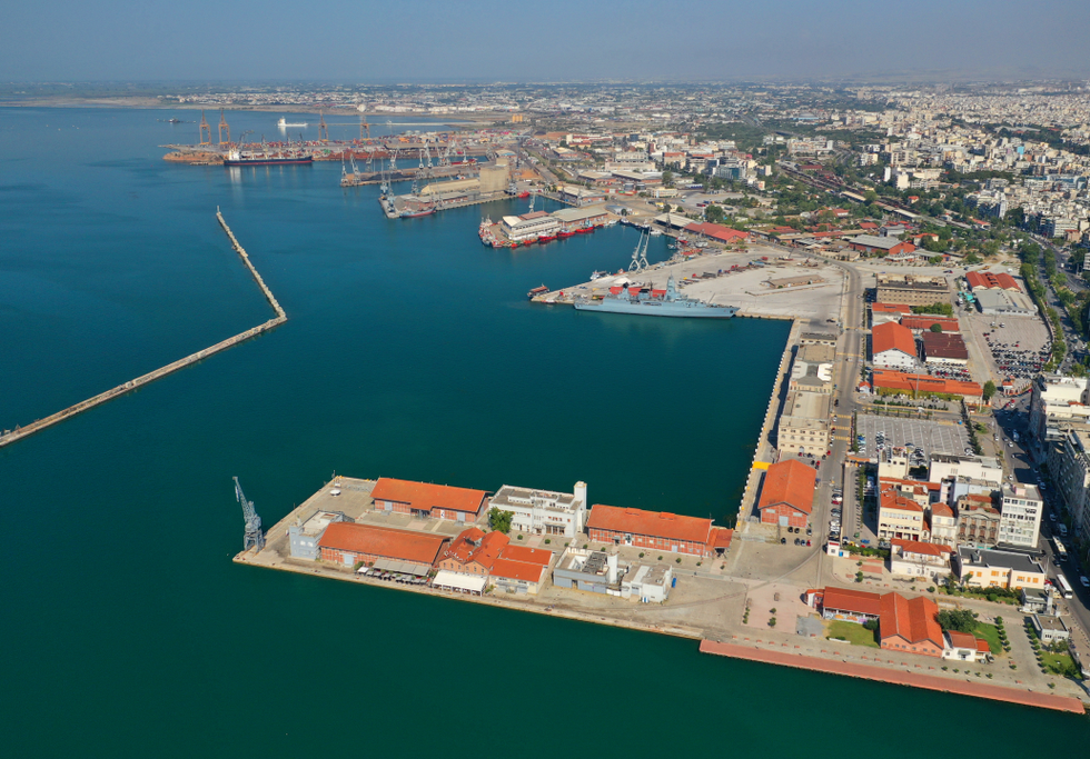 Port of Thessaloniki. Credit: Aerial-motion / Shutterstock
