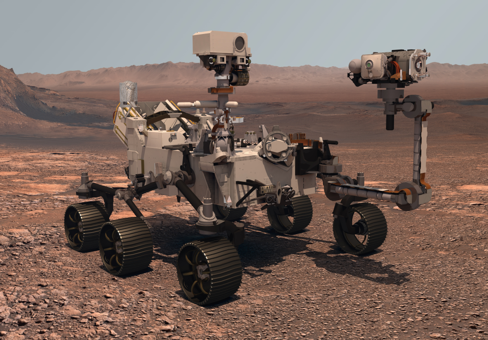 Mars Perserverance rover. Credit: Merlin74 / Shutterstock