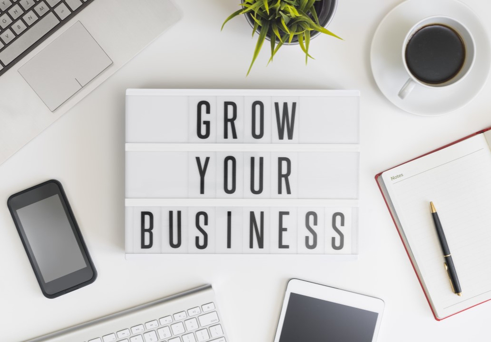 Grow your business. Credit: ymgerman / Shutterstock