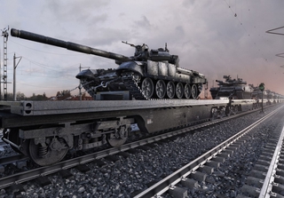 Russian tanks heading to Ukrainian border Credit: Corona Borealis Studio / Shutterstock