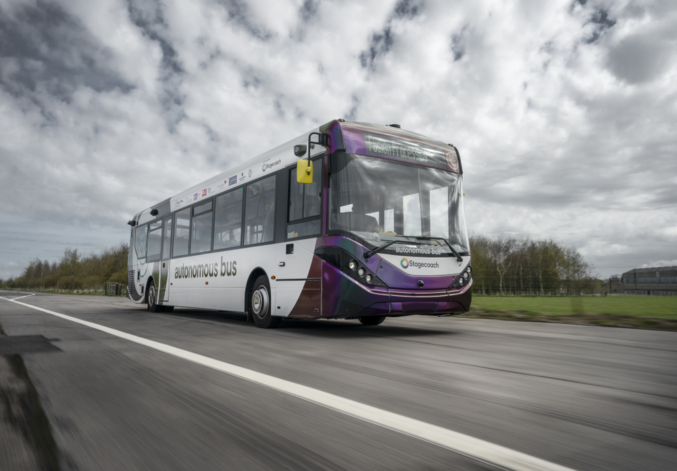 Stagecoach project CAVForth autonomous bus. Credit: Alexander Dennis