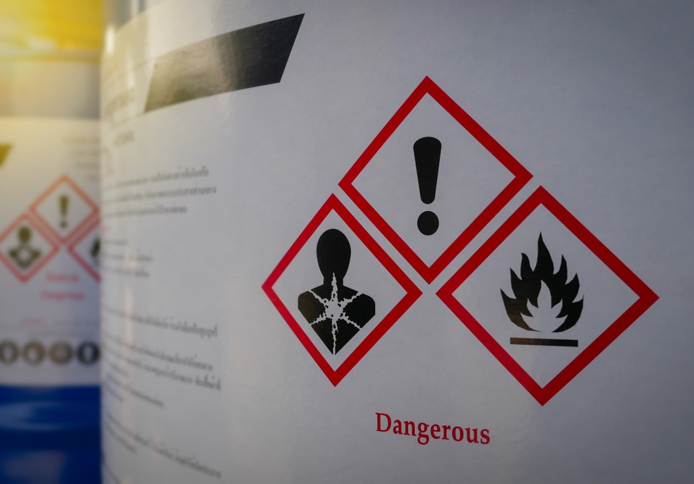 Dangerous chemicals. Credit: Photo smile / Shutterstock