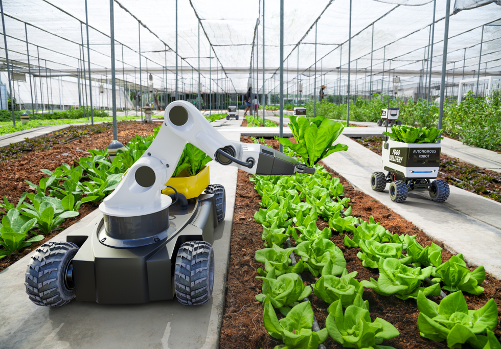 Smart agriculture robot. Credit: Suwin / Shutterstock
