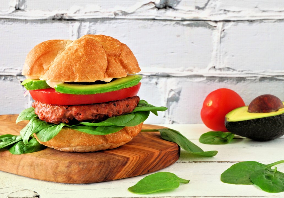 Meatless burger. Credit: JeniFoto / Shutterstock