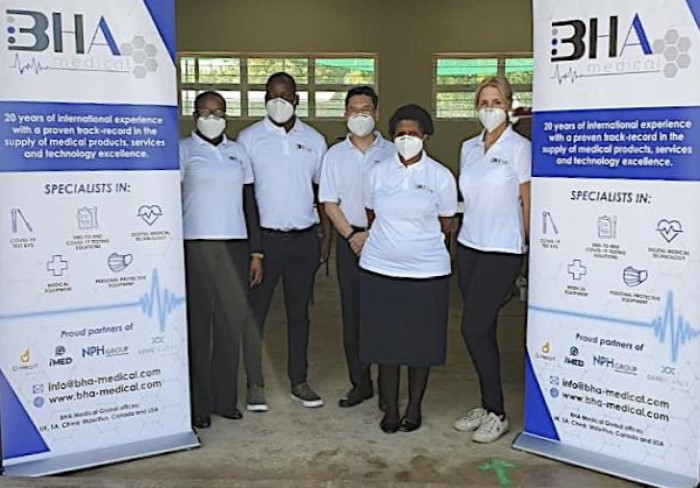 BHA Medical Ltd and NPH Group covid testing project in South Africa. Credit: NPH Group