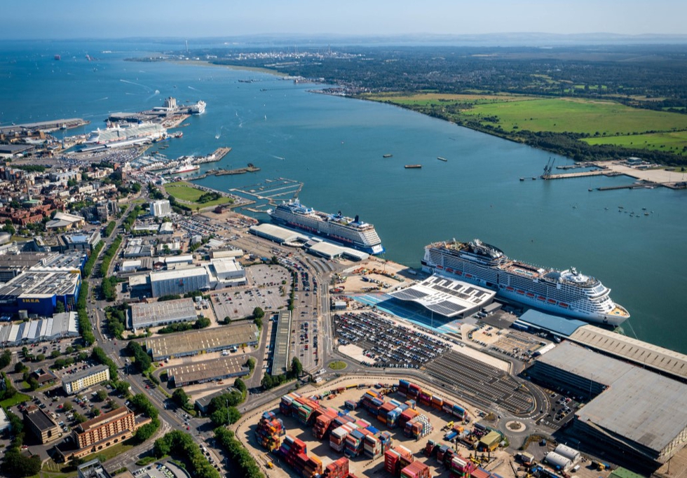 Port of Southampton. Credit: Associated British Ports