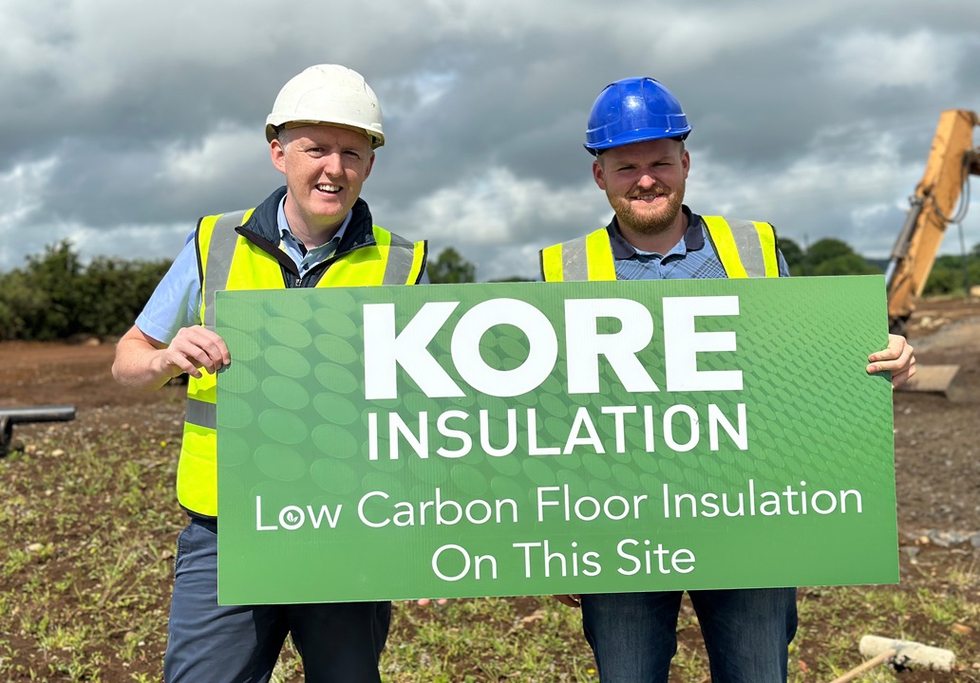 KORE Low Carbon EPS insulation using Neopor® BMB by BASF select